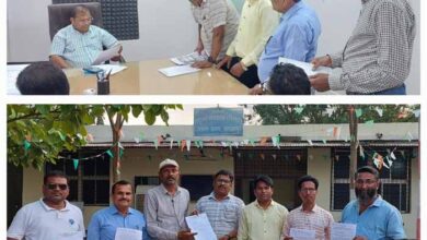 सर्व शैक्षिक संगठन शिक्षकों की समस्याओ को लेकर मिला जेडी से सर्व शैक्षिक संगठन शिक्षकों की समस्याओ को लेकर मिला जेडी से