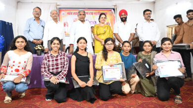 जीवन में आने वाली चुनौतियों का डटकर सामना करें तभी शिखर पर पहुंचेंगे – महापौर चौबे