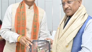 मुख्यमंत्री ने छत्तीसगढ़ खनिज विकास निगम के नवनियुक्त अध्यक्ष सौरभ सिंह को पदभार ग्रहण पर दी बधाई एवं शुभकामनाएं