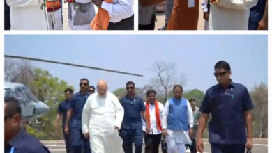 केंद्रीय गृहमंत्री अमित शाह बस्तर पंडुम महोत्सव में शामिल होने दंतेवाड़ा पहुंचे