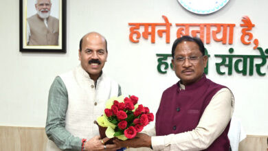राष्ट्रीय आम महोत्सव में शामिल होने मुख्यमंत्री साय से मिले कृषि विवि के कुलपति डॉ. चंदेल