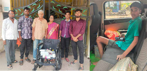 चरामेति विकलांग सेवा के तहत दी गई व्हीलचेयर एवं दवाईयां चरामेति विकलांग सेवा के तहत दी गई व्हीलचेयर एवं दवाईयां
