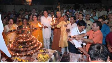 वर्ल्ड ब्राह्मण फेडरेशन ने किया भगवान श्री परशुराम की 1100 दीपों से महाआरती