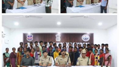 38 नक्सलियों ने तेलंगाना के भद्राद्री कोठागुडेम पुलिस के समक्ष किया आत्मसमर्पण