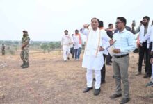 मुख्यमंत्री साय ने निर्माणाधीन सिद्धबाबा जलाशय का किया निरीक्षण