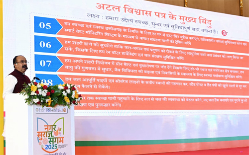 उप मुख्यमंत्री साव ने कार्यशाला में खुद संभाली प्रशिक्षण की कमान, पीपीटी के जरिए सवा घंटे तक साझा किया शहरों के विकास का रोडमैप उप मुख्यमंत्री साव ने कार्यशाला में खुद संभाली प्रशिक्षण की कमान, पीपीटी के जरिए सवा घंटे तक साझा किया शहरों के विकास का रोडमैप