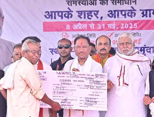 समाधान शिविर सरकार की जवाबदेही और जनसेवा का प्रतीक – मुख्यमंत्री साय समाधान शिविर सरकार की जवाबदेही और जनसेवा का प्रतीक – मुख्यमंत्री साय