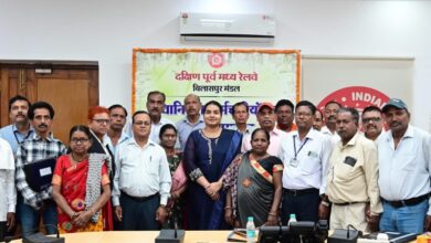 बिलासपुर मंडल रेल परिवार के 23 सदस्य सेवानिवृत्त