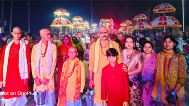 अक्षय तृतीया पर वैदिक मंत्रोच्चार के साथ चार बटुक का उपनयन संस्कार संपन्न