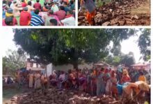 ग्राम सभा के निर्णय के बाद अवैध रूप से कब्जा किए जमीन को ग्रामीणों ने करवाया मुक्त