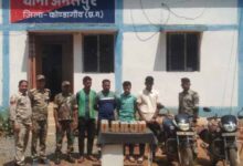 23 लीटर अवैध अंग्रेजी शराब के साथ 4 गिरफ्तार