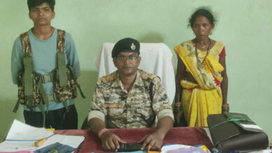 हत्या की वारदात में शामिल 2 लाख की इनामी महिला नक्सली गिरफ्तार