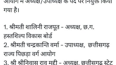 निगम आयोगों में पूर्व में प्रस्तावित नियुक्तियों में हुआ आंशिक संशोधन, cm ने दी बधाई