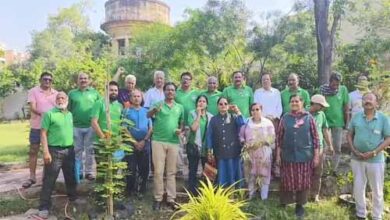 ग्रीन आर्मी ने कबाड़ की जुगाड से रोशन किया सखी सहेली गार्डन