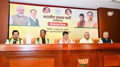 मुख्यमंत्री साय सहित मंत्रीगण बैठक में हुए शामिल