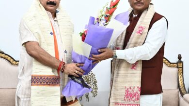 मुख्यमंत्री साय से केन्द्रीय कोयला एवं खान राज्य मंत्री दुबे ने की सौजन्य मुलाकात