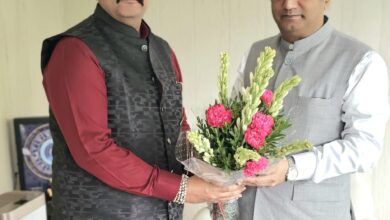 अमित चिमनानी ने केंद्रीय मंत्री एवं भाजपा राष्ट्रीय प्रवक्ता से की भेंट