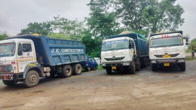 रेत के अवैध खनन और परिवहन पर हुई कार्यवाई
