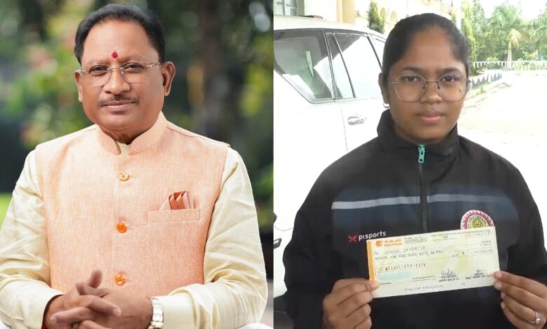 पामगढ़ की खिलाड़ी सालू चीन में दिखाएंगी जौहर,सीएम साय ने दी आर्थिक मदद पामगढ़ की खिलाड़ी सालू चीन में दिखाएंगी जौहर,सीएम साय ने दी आर्थिक मदद