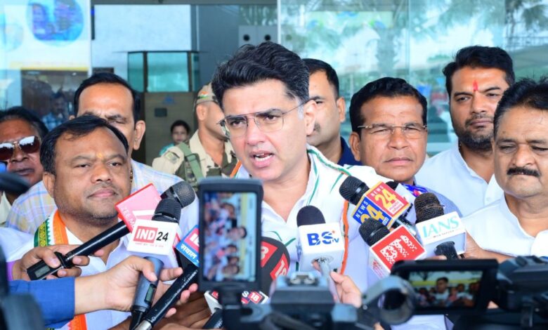 भाजपा के डेढ़ साल के कार्यकाल में प्रदेश की कानून व्यवस्था लचर: सचिन भाजपा के डेढ़ साल के कार्यकाल में प्रदेश की कानून व्यवस्था लचर: सचिन
