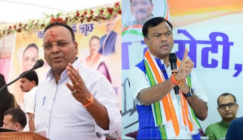 संविधान हत्या दिवस मनाने के दौरान हुए अजय चंद्राकर-दीपक बैज आमने-सामने संविधान हत्या दिवस मनाने के दौरान हुए अजय चंद्राकर-दीपक बैज आमने-सामने