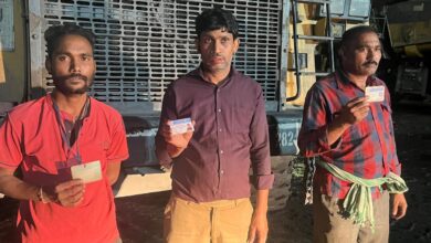 गेवरा खदान में टैंकर से डीजल चुराते तीन रंगे हाथों पकड़े गए