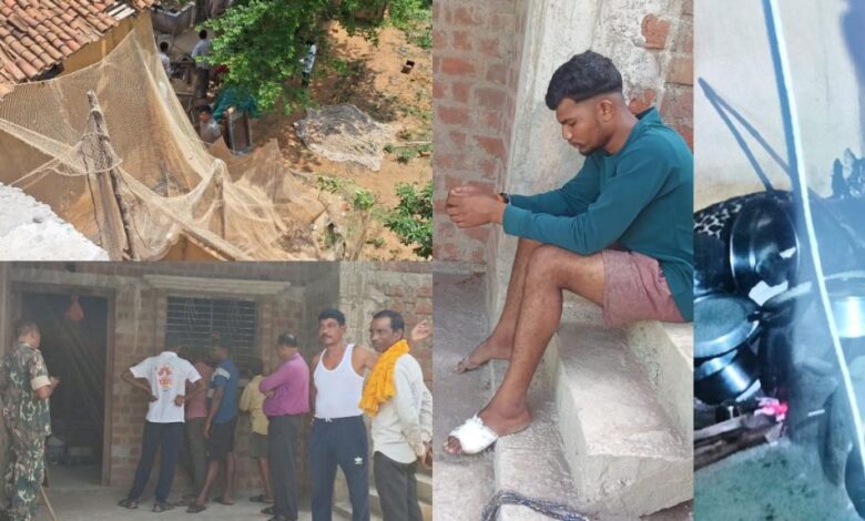 तेंदुए ने घर में घुस कर किया हमला, वन अमला सक्रिय तेंदुए ने घर में घुस कर किया हमला, वन अमला सक्रिय