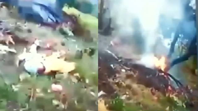 केदारनाथ में हेलीकाप्टर क्रैश, 7 की मौत केदारनाथ में हेलीकाप्टर क्रैश, 7 की मौत
