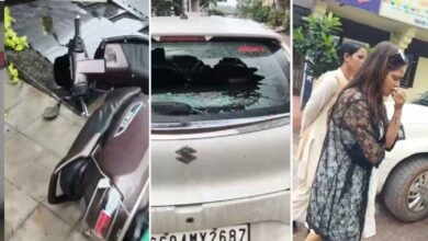 नशेड़ी युवतियों ने मचाया उत्पात, घर और गाड़ी में तोड़फोड़