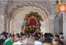 श्रीराम मंदिर में आज राम दरबार की प्राण प्रतिष्ठा शुरू