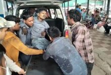 बासुदेव स्पंज आयरन में गर्म डस्ट से दो मजदूर गंभीर