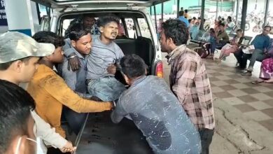 बासुदेव स्पंज आयरन में गर्म डस्ट से दो मजदूर गंभीर