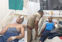 ट्रैफिक ड्यूटी पर तैनात दो जवानों को पिकअप ने मारी टक्कर, चालक फरार