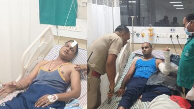 ट्रैफिक ड्यूटी पर तैनात दो जवानों को पिकअप ने मारी टक्कर, चालक फरार