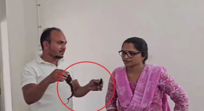 शिक्षिका ने छात्रा की काटी चोटी , परिजनों ने किया हंगामा शिक्षिका ने छात्रा की काटी चोटी , परिजनों ने किया हंगामा