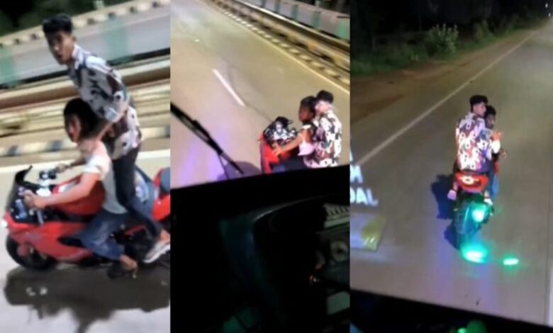 बस के सामने स्टंट, युवक गिरफ्तार बस के सामने स्टंट, युवक गिरफ्तार