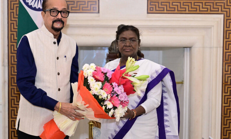 राष्ट्रपति से राज्यपाल ने की भेंट