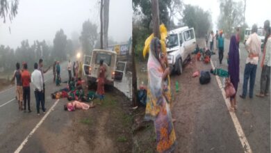 श्रद्धालुओं की गाड़ी पेड़ से टकराई, तीन महिलाओं की मौत सभी छत्तीसगढ़ की