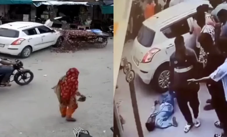 कार ठेले से टकराने के बाद युवक की पीट कर हत्या कार ठेले से टकराने के बाद युवक की पीट कर हत्या