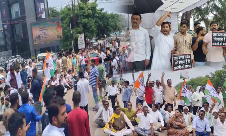 कांग्रेस की राज्य व्यापी आर्थिक नाकेबंदी का व्यापक असर कांग्रेस की राज्य व्यापी आर्थिक नाकेबंदी का व्यापक असर