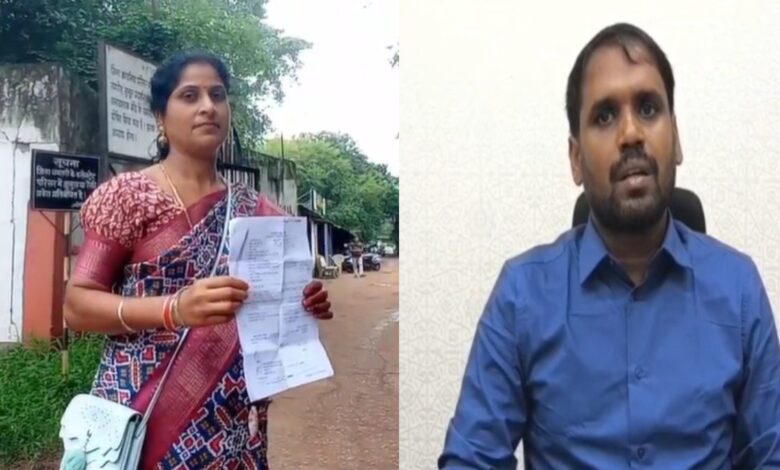 छात्रों के हाथों में झाड़ू पोछा, कलेक्टर से शिकायत छात्रों के हाथों में झाड़ू पोछा, कलेक्टर से शिकायत