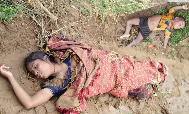 बच्चे के साथ महिला नाले में बही, दोनों की मौत बच्चे के साथ महिला नाले में बही, दोनों की मौत