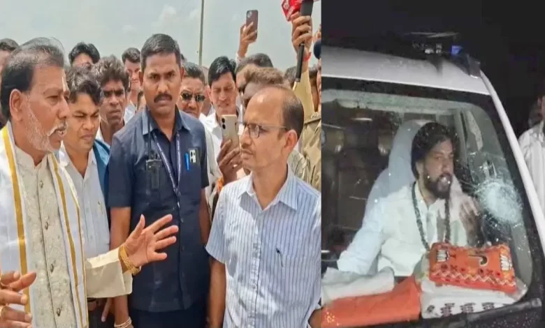 गुरु खुशवंत साहेब के काफिले पर पथराव से प्रदेश का माहौल गरमाया गुरु खुशवंत साहेब के काफिले पर पथराव से प्रदेश का माहौल गरमाया