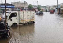 बारिश से जनजीवन अस्त व्यस्त, कई जगह भरा पानी