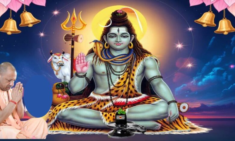 योगी आदित्यनाथ ने किया रुद्राभिषेक, श्रद्धालु भक्ति में हुए लीन योगी आदित्यनाथ ने किया रुद्राभिषेक, श्रद्धालु भक्ति में हुए लीन