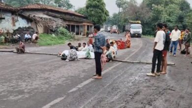 युवक की मौत से आक्रोशित ग्रामीणों ने किया चक्काजाम