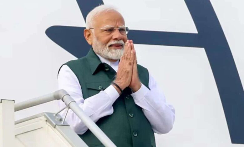 पीएम मोदी आज से पांच देशों की यात्रा पर ,वैश्विक मंचों पर भारत की स्थिति को करेंगे सशक्त पीएम मोदी आज से पांच देशों की यात्रा पर ,वैश्विक मंचों पर भारत की स्थिति को करेंगे सशक्त