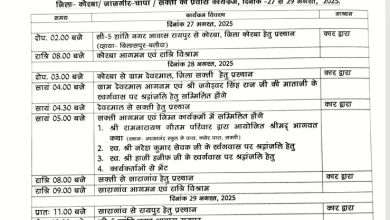 27 से 29 अगस्त तक डॉ. महंत रहेंगे जिले के प्रवास पर 27 से 29 अगस्त तक डॉ. महंत रहेंगे जिले के प्रवास पर