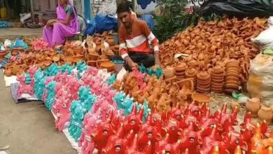 पोला कल, मिटटी के खिलौनोंका बाजार सजा