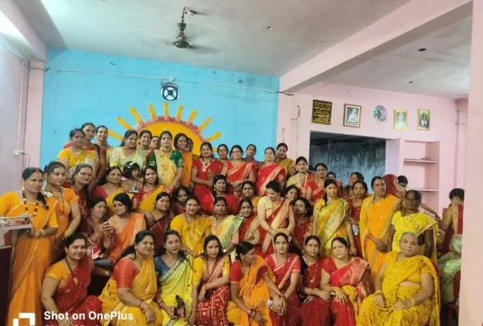 हर्षोल्लास के साथ मनाया गया हरितालिका तीज मिलन समारोह हर्षोल्लास के साथ मनाया गया हरितालिका तीज मिलन समारोह